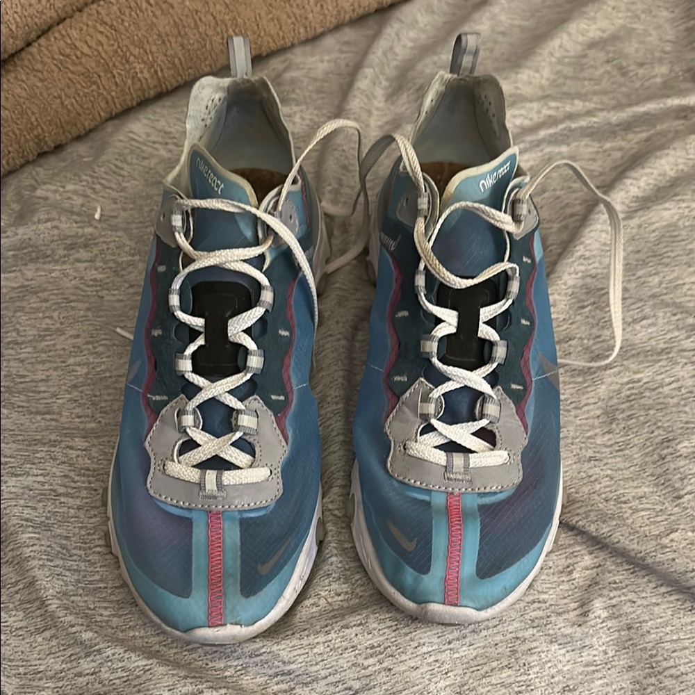 Nike Blue and Pink Athletic Shoes
